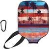 Generic pickleball Racket Case Palm Tree pickleball Paddle Cover | antigraffio con cerniera Neoprene Paddle Cover Per L'uso Esterno uomini e donne Allenamento