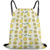 Morbuy 35x42cm Sacca Sportiva Impermeabile Zaino a Sacco (Limone 2) | Zaino Traspirante Stampa Frutta Fresca, Leggero Grande Capacità Coulisse Sportivo, per Palestra, Scuola, Viaggi, Uomo Donna