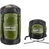 Accarugty Borsa a compressione, L 32L 210T Nylon | Campeggio Escursionismo Viaggi, Risparmio di Spazio 40% Impermeabile Cap Design, Outdoor Enthusiasts, Poliestere Tessuto