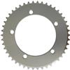 DQZJXVMKLWT Compatibile con corone Fixie generiche Accessori | 130 BCD 44-53T Argentato Single Speed Track Fit