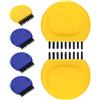 Hemobllo 6 Pezzi Spazzola Pulente Mini per Mazze da Golf Setole in Nylon