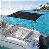 Cammeciso Bimini di Prua con Tendalinos Tendas pers Barca | Facile da Installare per Yachts,Motoscafi E Barche da Pesca per Barca con Console Centrale
