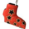 Jazuaiao Copertura protettiva per mazza da golf in pelle PU | Impermeabile Cuoio DELL'UNITÀ di elaborazione Headcover Protettiva per Golf Ferro Head Covers Star Pattern per Golfers