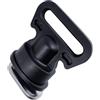 Lastdaytime per kayak Slide Track Ring Nylon Nero 41mm Leva di Blocco per | Meccanismo di blocco a leva, presa sicura della lenza, interruttore a scatto rapido, adatto per cinghie da 2,5 cm