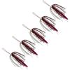 NEXAVKPR Di 5 Assist Amo Da Pesca In Acqua Salata Jigging Hook | Set di 5 ami in acciaio ad alto tenore di carbonio, set di ami per pesca in acqua salata, esche artificiali Jigging