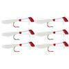 Croft Enterprises - Freccette Shad, confezione da 3 o 6 (diversi colori/pesi), Red/White - 6 pack (1/8 oz)