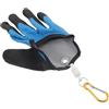 DIYEAH Guanti Antiscivolo per Cattura Pesci, Guanto da Pesca Protettivo Blu in Pu, Plastica, Magnete e Acciaio Inox, Facile da Pulire, per Pesca e Cucina