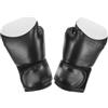 GATHINESS Guantoni da Boxe Professionali PU Neri per Allenamento e Sparring | Presa Stabile, Facili da Indossare e Togliere, Posizione Naturale della Mano, per Pratica Boxe e Pugilato