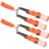 Rosvola Kit Sicurezza Ghiaccio Pesca, Design Resistente con Fischietti | Realizzato in plastica di alta qualità, colore arancione brillante, include cintura di sicurezza, maniglia di facile presa,