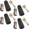 BESTOMZ Kit Freno Bici 90 in Ottone per Tubo Idraulico Disco | Connettori Filettati, Dadi di Compressione e Coperture Protettive, Accessori per Manutenzione Impianto
