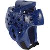 BESTOMZ Caschetto per Sparring in Eva, Taglia, Visiera Aperta | Karate e Point Sparring, Design Aerato per Orecchie, Fascia Elastica Sotto Mento, Taglio Superiore e Posteriore