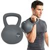 XTREXO Soft Kettlebell 6 - 12 kg - Protegge il pavimento e silenzioso - Custodia sintetica con materiale di riempimento - per allenamento di forza e funzionale a casa