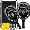 FRODOTGV Wild Primate Face Spin Pickleball Paddles | set de palas de pickleball per adulti uomini donne
