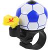 ULTECHNOVO Campanello da Bicicletta a Forma di Pallone, Alluminio Plastico | Suono Forte e Chiaro, Avviso di Sicurezza Compatto, per Bici e Mountain Bike, Giallo Blu