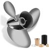 YOUNG PROPS 14 x19 Sostituire Acciaio Inox Fuoribordo Barca Elica per Motore Mercury 135-300HP/Mercruiser Alpha One 14dia x19 Pitch Hub Kit Incluso 15 Denti Spline DX