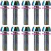 Fentency 10 bulloni a testa conica, M6 x 20 mm, per biciclette, colorati