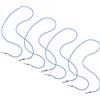 LIFKICH 4 Pezzi Cordino per Guanti da Sci in Nylon Blu Regolabile | Laccio Anti-smarrimento, Chiusura Rapida, Vestibilità Delicata, per Neve e Uso Invernale, Adatto Piccoli