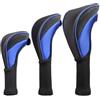 Fonowx Copri Mazza da Golf Copri Testa per Driver con Protezione da Urti E Graffi in Rete Sandwich E Filato Elastico con Etichette Numerate Adatto a Allenamento Torneo Viaggi, color to 3