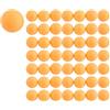 Asyduey Confezione da 50 Palline da Pong Premium Pallone da Tavolo per Allenamento Avanzato Palline Cuciture Durevoli Leggere Arancio