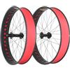 HWEVDHJ Fat Bike 26x4.0/4.9 Set Di Ruote Per Bici Da Neve 135/190mm Freno A Disco | Cerchi In Lega Di Alluminio, Set Di Ruote Da Spiaggia, 7-12 Cassetta Velocità