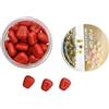 yanwuwa 30 pezzi Lake Rig imitazione mais gancio esca, rosso, grande