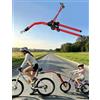 Generico Barra Traino Bici, Collegamento Regolabile for Gite in Famiglia | Collega bici adulto e junior for percorsi, parchi e uscite familiari