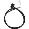 TOPPERFUN Tubo Flessibile per Pompa Bici Compatto Nero, Gonfiaggio Rapido | Plastica, Compatibile con Valvole a Spillo e Altri Tipi, Accessorio Riutilizzabile per Bici e Compressore Aria