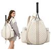 HOVCEH Borsa Tennis, Borsone Tennis Uomo e Donna, Borse Tennises con Scomparto Separato per Racchette, Sacca Tennises con Ganci per Racchette da Pickleball, Badminton