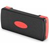 harayaa Fitness Piattaforma Step Aerobica Pedana Allenamento Fitness Base Esercizi Costruzione Robusta in PP Superficie Antiscivolo Altezza Regolabile Facile, Nero, Rosso, 68.5x29.5x10cm (Medio)