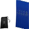 ATC Handels GmbH Fasce fitness loop in tessuto, 32 x 5,8 cm, in 5 spessori, 5 pezzi, con borsa per il trasporto, per sport di forza, yoga, ginnastica, fascia di resistenza, fascia sportiva (pesante)