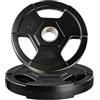 Garvee Olymic - Set di piastre per bilanciere olimpico, 4,5 kg, in gomma, 5 cm, per bilancieri, attrezzature per allenamento della forza in palestra, ideali per bodybuilding e allenamento della forza