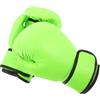 ULTECHNOVO Guantoni da Boxe per Verde Chiaro, Allenamento, Pu Spugna | Sparring Karate Taekwondo, Uso su Sacco, Protezione Mani, Design Semplice