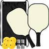 FRODOTGV Paletta da pickleball a tinta unita neutra beige pura tinta unita Spin | set de palas de pickleball per adulti uomini donne