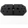 rockible Piastra Pesi Disco Peso Piastra Carico Disco Allenamento Rivestita in Gomma in Cemento per Macchinari Fitness Supporto per Serie Progressive