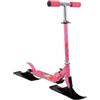 Accarugty Monopattino da neve 2 in 1, per bambini, doppio uso, snowboard, pattinaggio da terra,