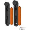 Sandyseptember Kit striscia riflettente di sicurezza notturna per Ninebot F2 Pro (giallo)
