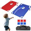 Generisch Set di tavole pieghevoli per cornhole, 57,9 x 50,8 cm, 8 pouf, giocattolo | Gioco di lancio in giardino, cortile, campeggio, picnic, terrazza, giardino, bambini, adulti,