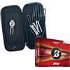 Bridgestone Golf Tour B RX - Palline da golf con supporto per guanto da golf, include strumento rimovibile per divot, modellatore di guanti e tee