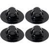 OUNONA 4 Pezzi Supporto Motore Kayak Regolabile in PVC Nero per Motore | Design Versatile e Leggero, Resistente All'usura, Angolo Regolabile, per Canoa Gonfiabile e Barca