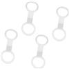 ihwfaityu 4 cinghie in silicone per tubo da immersione, trasparente