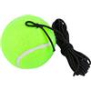 Sxhlseller Palla da Tennis per Principianti con Corda Elastica in Gomma, 4M | Palla da allenamento per tennis da solista con corda in gomma da 4 m per corsa, gioco di gambe e controllo dei colpi