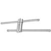 FOYTOKI Pressa per estremità Stecca Biliardo in Acciaio Inox 11mm Argento