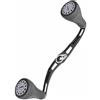 Qianly Manovella per Mulinello Braccio Manico Accessorio con Braccio Carbon Style in Lega di Alluminio E Impugnatura EVA per Controllo su 8×5 Mm E 7×4 Mm , Grigio , Grigio Canna Di Fucile