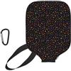 Generic Neoprene Paddle Case Christmas Light4 pickleball Paddle Cover | con cerniera Impermeabile Neoprene Paddle Cover Per uomini e donne L'uso Esterno Allenamento