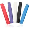 MAGICLULU 5 Pezzi Nastro Grip per Racchetta, Assorbente e Sottile, in PU EVA | Adatto a Canne da Pesca e Racchette di Ogni Tipo, Superficie Elastica, Comfort Asciutto, Avvolgimento Stabile