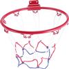 Asyduey Canestro da Basket Fissato al Muro da 32 Cm Rete con Bordo Appeso Un Canestro da Basket con Bordo Un Parete per Palline da Basket con Indoor Outdoor Sport