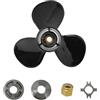 SLSRPMT Elica 14 x 13 Passo per Mercury Marine Fuoribordo 40 50 60 70 75 80 90 100 115 125 140 HP Motore Barca Alluminio Prop 48-77340A45 15 Denti Spline Dx con Kit Hub