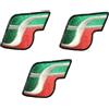 Handmade 3 mini Patch Ferrovie dello Stato FS a strappo per giubbotti cappelli