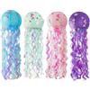 Anlising Lanterne di Carta Meduse, 4PCS Lanterne di Carta Sirena, Lanterne di Carta Colori da Appendere a Sirena, Lanterne a Forma di Medusa, Lanterna Medusa, per Festa, Matrimonio, Compleanno, Deco