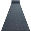 rugsx Zerbino CEYLON antiscivolo interno esterno Grigio 0901 100x210 cm